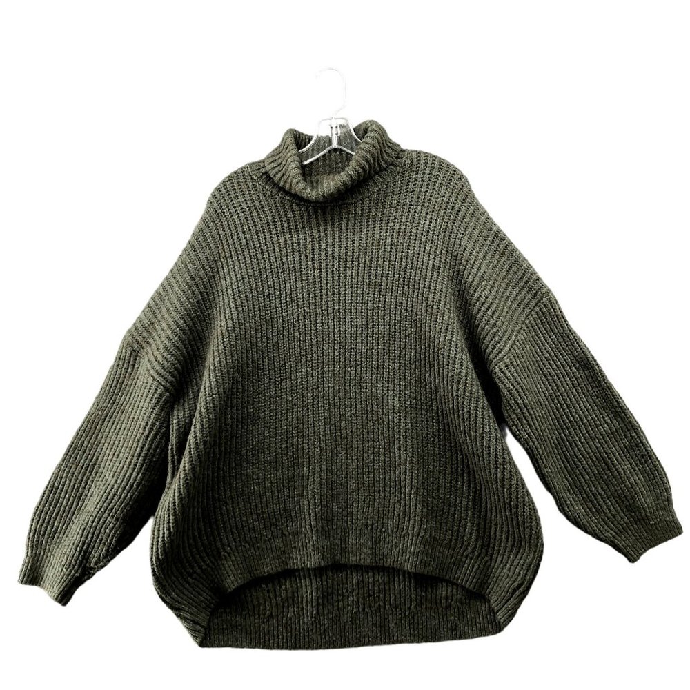 Old Navy Olive Green Turtleneck Sweater